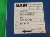 Sam Fantas 2480g1 Mc-4vd124 Mfc Mass Flow Controller N2 500sccm