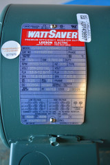 Leeson Electric C184t17db44c Motor 5hp 1740rpm