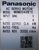 Panasonic Msmz042b1e Ac Servo Motor for Automation