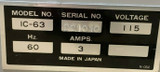 Yamato Ic-63 Incubator for Laboratory Use