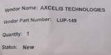 Axcelis Lup-149 Motor, New