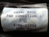 Amat 0150-77205 Control Backhead Assembly Used