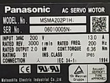 Panasonic Msma202p1h Ac Servo Motor Used