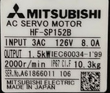 Mitsubishi Hf-sp152b Ac Servo Motor - Used