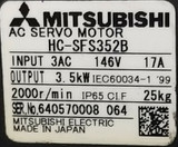 Mitsubishi Hc-sfs352b Ac Servo Motor for Automation