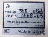 Hitachi 50e-0586 Bse Backscattered Electron Detector