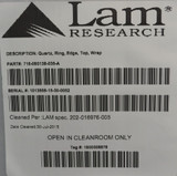 716-080138-035-a Quartz Ring Edge Top Wrap Lam Research