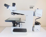 Leica Metalloplan Microscope Used Working