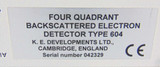 K. E. Developments 604 Backscattered Electron Detector