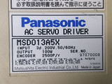 Panasonic Msd013a5x Ac Servo Driver - Used