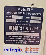 Rudolph Autoel Automatic Ellipsometer Ss1 4d for Parts