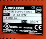 Mitsubishi A1s61pn Power Supply Unit with A1ushcpu Used