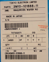 Tokyo Electron 3m10-101688-11 Ring Driven Wafer for Semiconductor Equipment