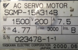 Yaskawa Sgmp-15a314b Ac Servo Motor for Precision Control