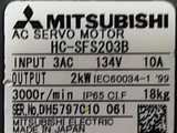 Mitsubishi Hc-sfs203b Ac Servo Motor