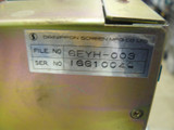 Dainippon Screen Geyh-003 Controller with Geic Control Card and Cables