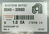 Applied Materials 0040-32680 Plate Clamp Lid