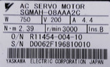 Yaskawa Sgmah-08aaa2c Ac Servo Motor Used