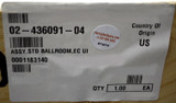 02-436091-04/assy Std Ballroom 15in Monitor Trackball Keyboard Dvr
