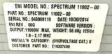 Mks Eni Rf Generator Spectrum 11002-00 11000w for Industrial Applications