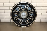 Set of 4 Mb Stryker 17x8.5 Wheels Black/machined Face for 03-07 H2
