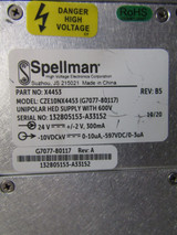 Agilent G7077-80117 Spellman X4453 Unipolar Hed Power Supply