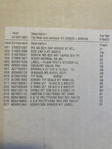 Edwards A73001801 Tip Seal Replacement Kit Agilent G1960