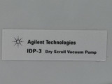 Agilent Technologies Idp-3 Dry Scroll Vacuum Pump