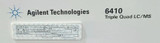 Agilent 6410 Triple Quadrupole Lc/ms System