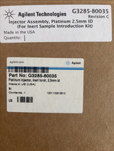 Agilent Platinum Injector 2.5mm G3285-80035