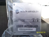 Allen Bradley User Interface  2801-N26