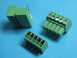 200 Pcs Pitch 3.5Mm Angle 5Way/Pin Screw Terminal Block Connector Pluggable Type