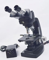 Bausch & Lomb Dynoptic Flat Field Binocular Microscope  4x/10x/40x/100x Oil