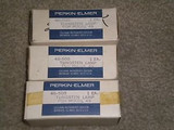 Vintage NOS lot (3) Perkin-Elmer 46-500 Tungsten Lamp for Model 46 Spectrometer