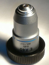 Olympus E A40 0.65 160/0.17 Microscope Objective (#5A)