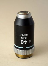 NIKON E 40X0,65 160/0,17 MICROSCOPE OBJECTIVE