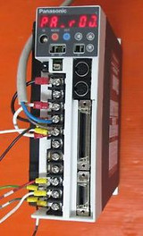 PANASONIC AC SERVO DRIVE 200W MODEL NO :  MSDA021A1A