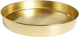 Advantech PB12H Brass Half Height Sieve Pan without Extended Rim, 12 Diameter