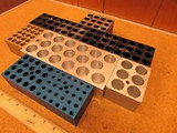 Lot of 10 Assorted Aluminum Heat Blocks Dry Blocks VWR Thermolyne