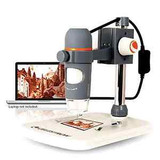Handheld Digital Microscope 5 MP Sensor High Resolution Adjustable Stand USB 2