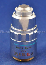 Olympus MSPlan 50x /.80 Infinity/0 Metallurgical Microscope Objective