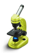 Levenhuk 50L NG Lime Microscope w/Adapter and Carrying Case