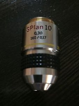 Olympus SPlan 10x 0.30 160 / 0.17 Japan Microscope Objective