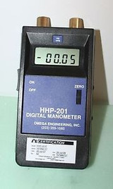 Omega HHP-201F Handheld Digital Manometer for Differential, Gage & Ab. Pressure