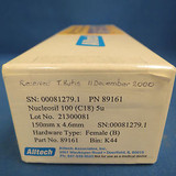 Alltech Nucleosil 100 (C18) HPLC Column 4.6 x 150mm  #89161 S/N 00081279.1