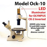 Led Illuminator Retrofit Kit With Dimmer Control For Older Olympus Microscopes.