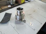 Sanitary S/S Non-Return Check Valve 3 Sanitary Flange 6.5 E-E Eccentric (NEW)