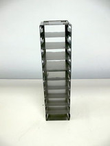 10-Shelf Stainless Steel Freezer Rack 5.5x5.5x21.5 Lot of 6