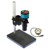Digital VGA AV TV Industry Lab Microscope Camera C Lens LED Light Source Stand