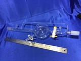 24/40 Solvent Distillation Head  250mL w/ PTFE Stopcock Double Oblique